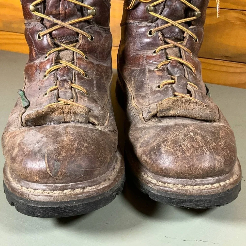 Georgia Boots‎ Mens 10W Steel Toe Waterproof Logger Full Grain Leather G101